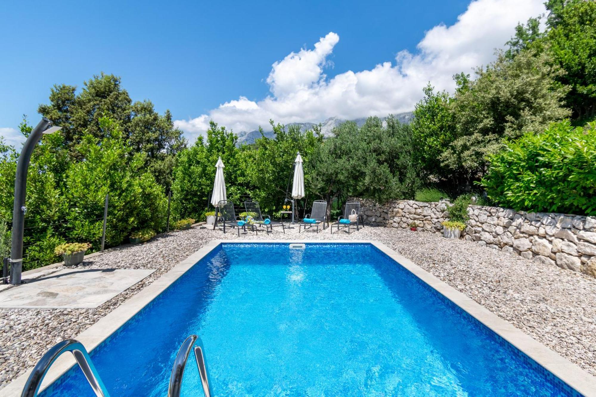 Villa With Sea View Podgora Buitenkant foto