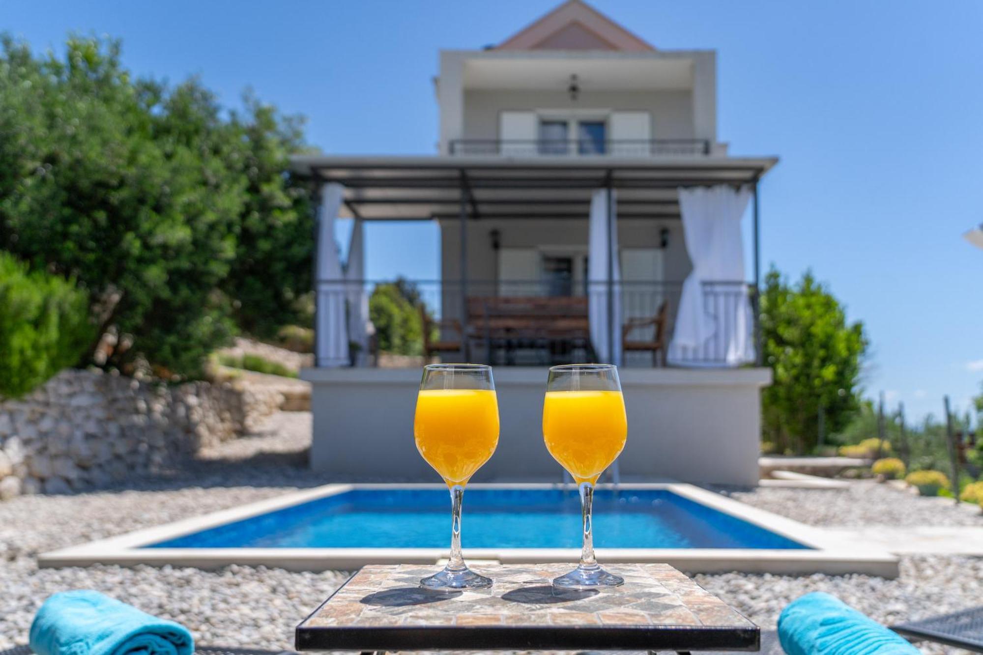 Villa With Sea View Podgora Buitenkant foto