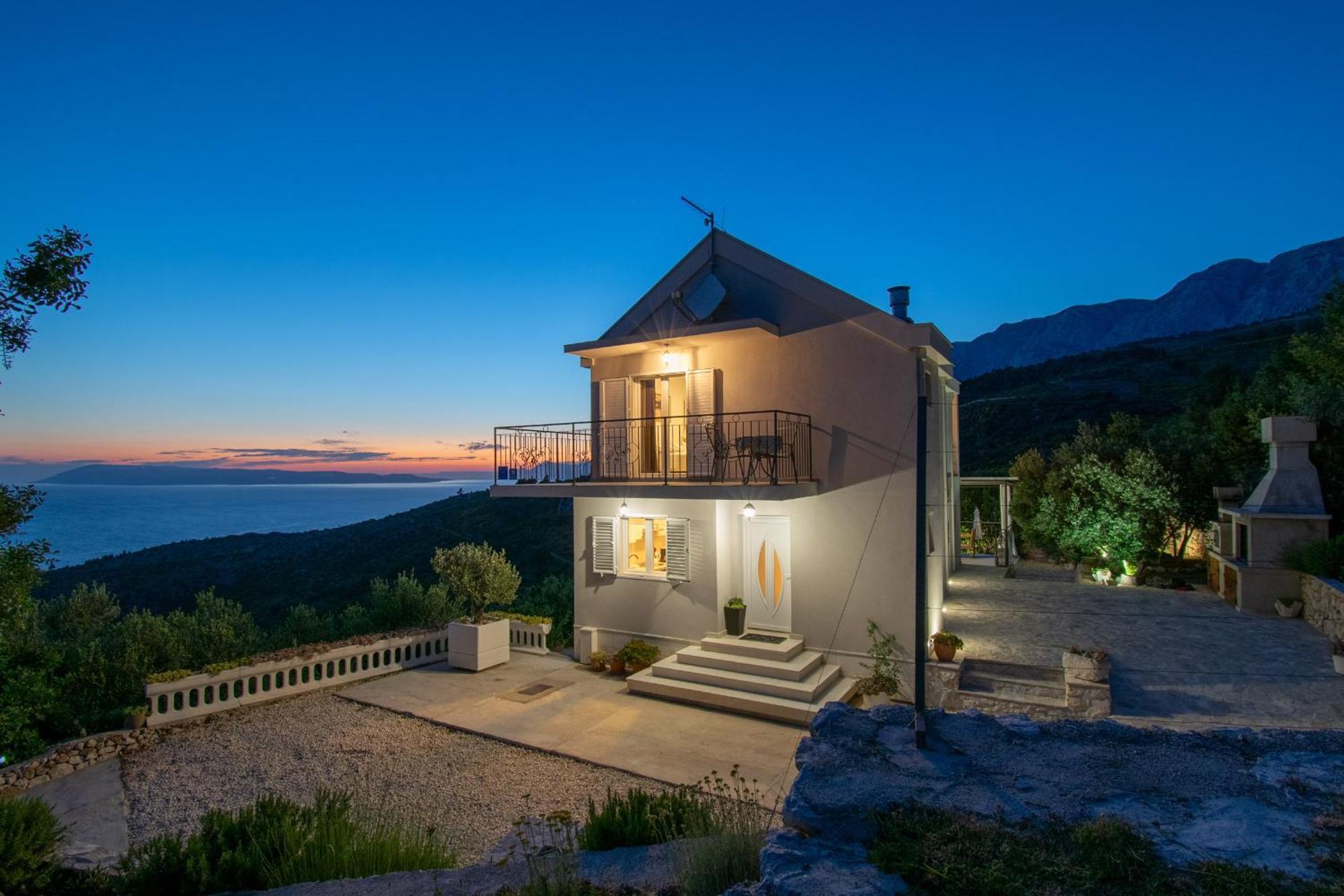 Villa With Sea View Podgora Buitenkant foto