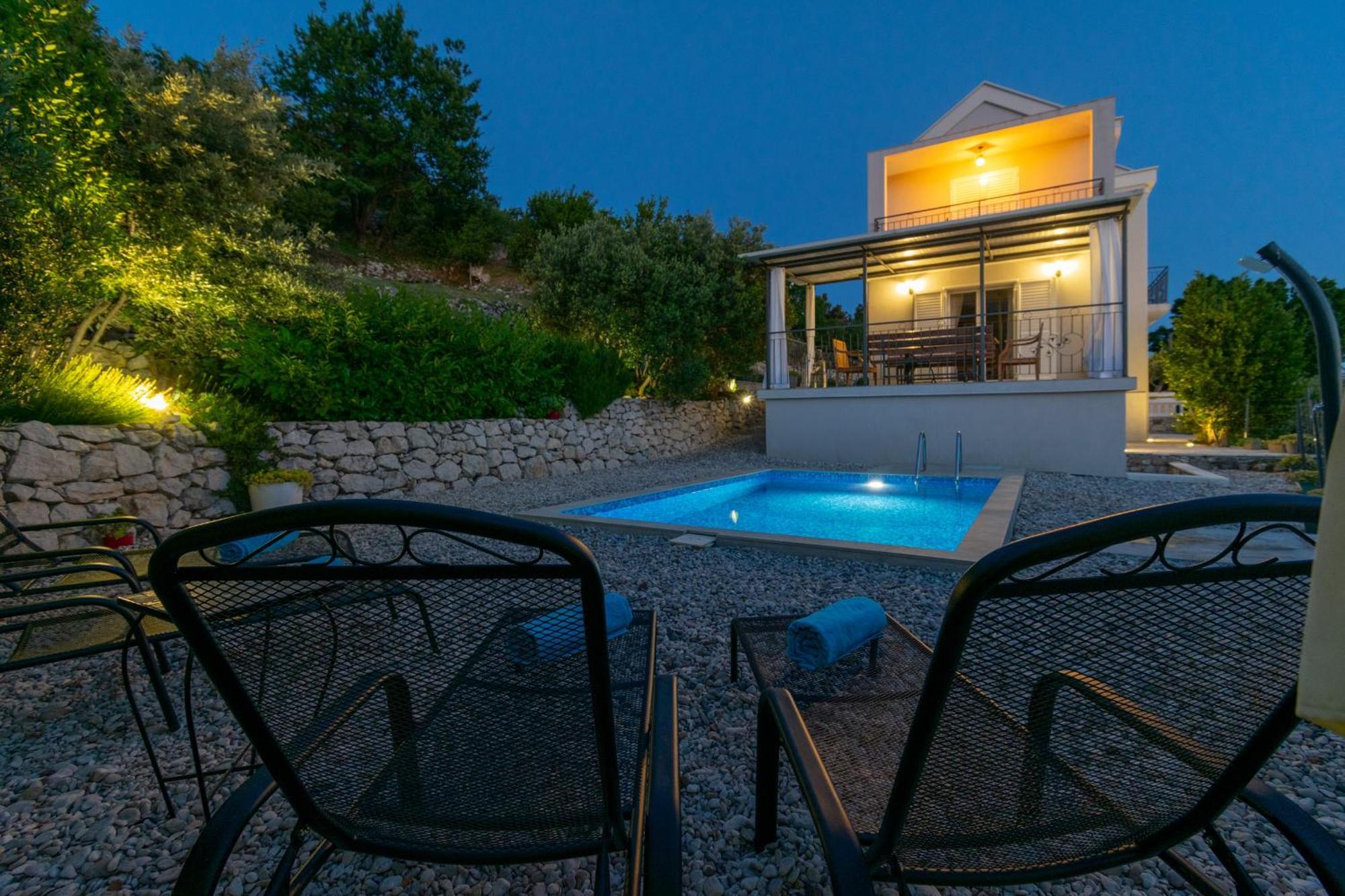 Villa With Sea View Podgora Buitenkant foto